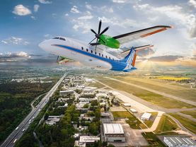 Die Dornier 328 „UpLift“ wird als fliegender Prüfstand für klimaverträgliche Luftfahrttechnologien eingesetzt, wie z.B. vollsynthetische Kraftstoffe oder Wasserstoff als möglichem nachhaltigem Flugzeugtreibstoff der Zukunft. Credit: DLR (CC BY-NC-ND 3.0)